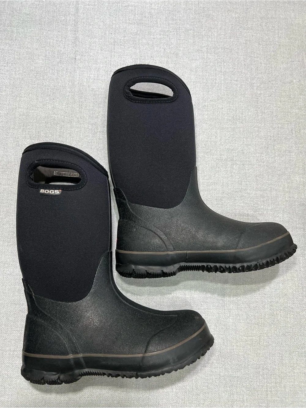 BOGS Insulated Waterproof Black -30 Degree Winter Rain Boots Y4